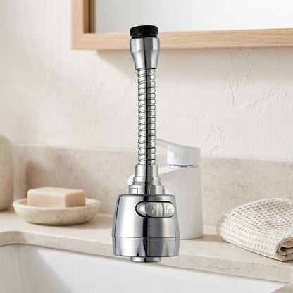 Lagomel faucet aerator, set in a Modern bathroom