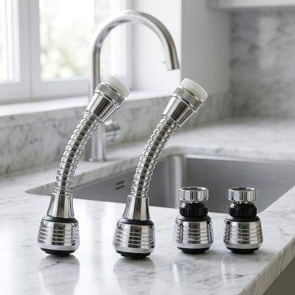 Lagomel faucet aerator, set in a Modern bathroom