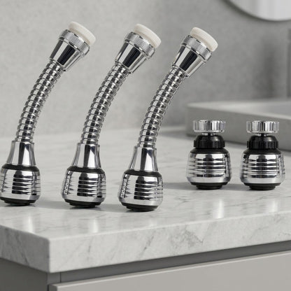 Lagomel faucet aerator in chrome, set in a Modern bathroom
