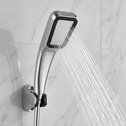 Lagomel hand shower, set in a Contemporary bathroom