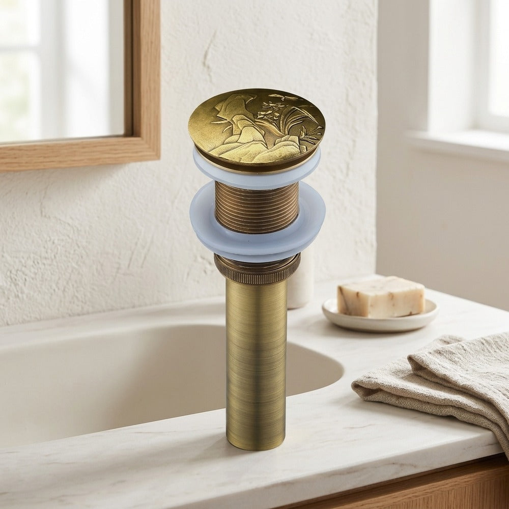 Lagomel bathroom sink drain, set in a Contemporary bathroom