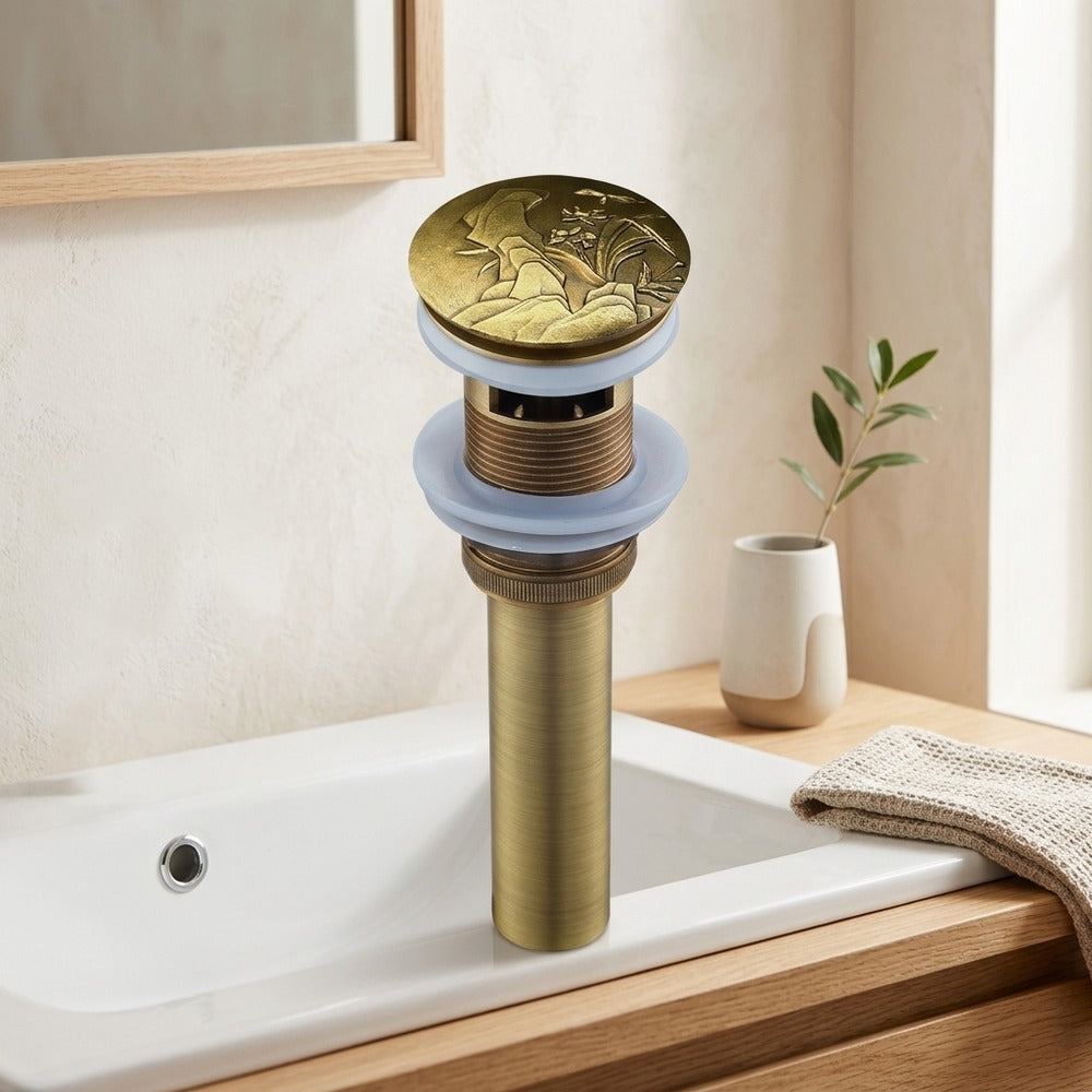 Lagomel bathroom sink drain, set in a Contemporary bathroom