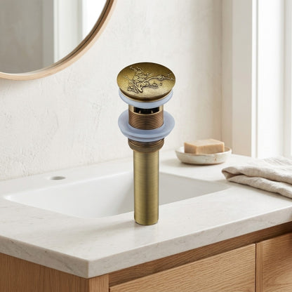 Lagomel bathroom sink drain, set in a Contemporary bathroom