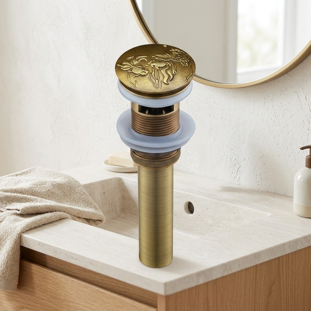Lagomel bathroom sink drain, set in a Contemporary bathroom