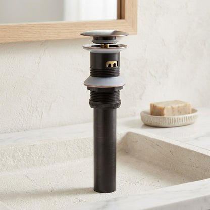 Lagomel bathroom sink drain, set in a Contemporary bathroom