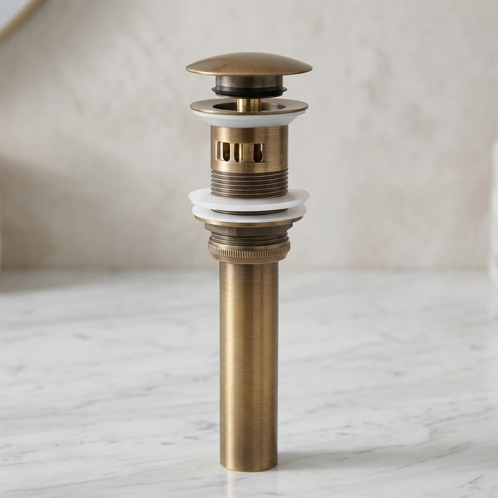 Lagomel bathroom sink drain, set in a Contemporary bathroom