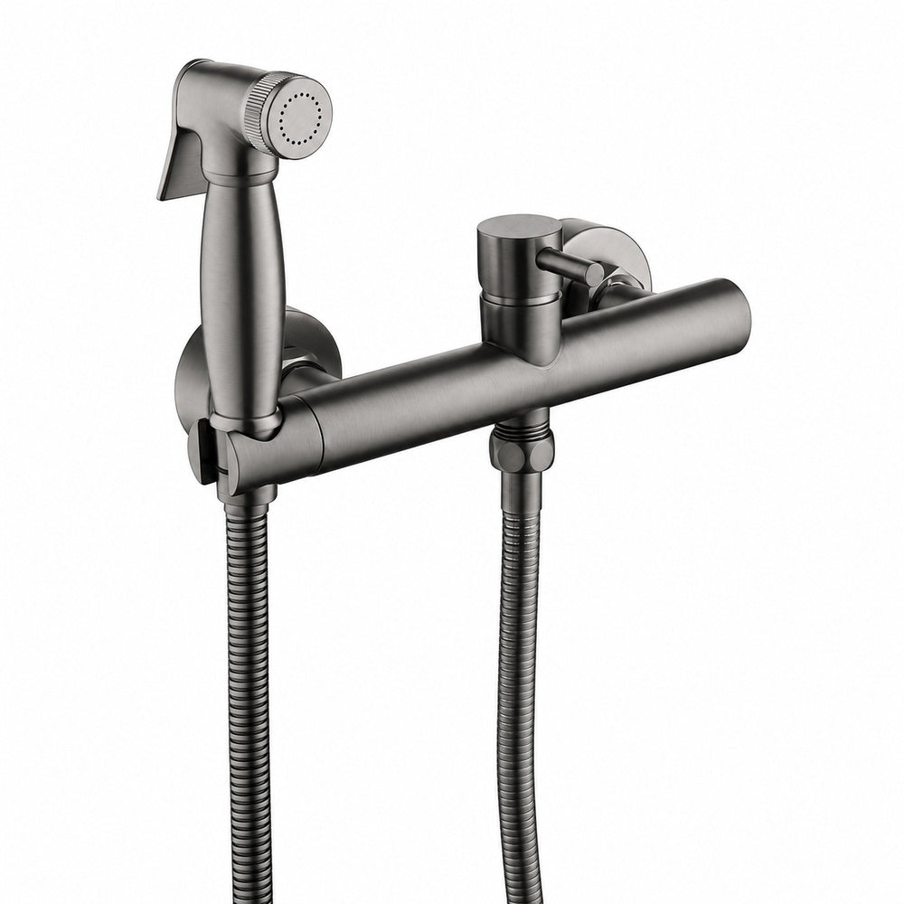 Self-Cleaning Handheld Bidet Faucet, Wall-Mount Single-Handle Mixer Valve, Chrome / Brushed Gold / Matte Black / Gunmetal