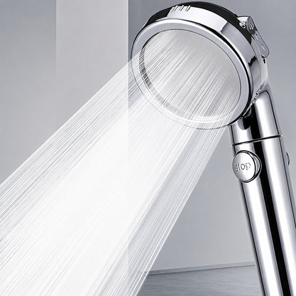 Chrome High Pressure Handheld Shower Head with Pause Button