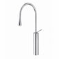 High-Arc Single-Handle Vessel Sink Faucet, Polished Chrome