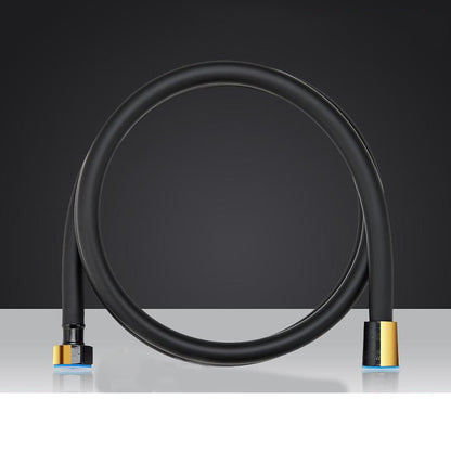 Kink-Free Flexible Handheld Shower Hose, 360-Degree Swivel Replacement Shower Tube, Chrome / Matte Black / Matte White / Stainless Steel