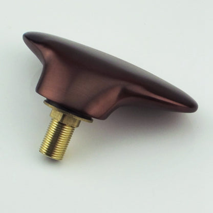 Waterfall Oil-Rubbed Bronze Roman Tub Faucet, 3-Handle Brass Tub Faucet with Handheld Shower