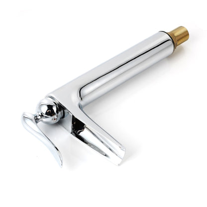 Tall Waterfall Vessel Bathroom Faucet, Single-Handle Brass Faucet, Chrome / Brushed Nickel / Oil-Rubbed Bronze
