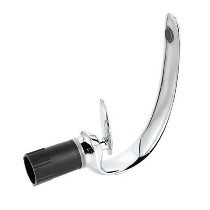 High Arc Chrome Bathroom Faucet, Modern Single-Hole Single-Handle Brass Faucet