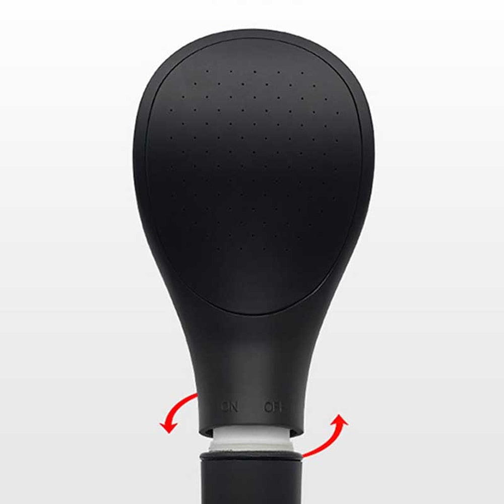 High Pressure Matte Black Handheld Shower Head, Water Saving Filter Hand Shower with Hose, Wall Mount Bracket