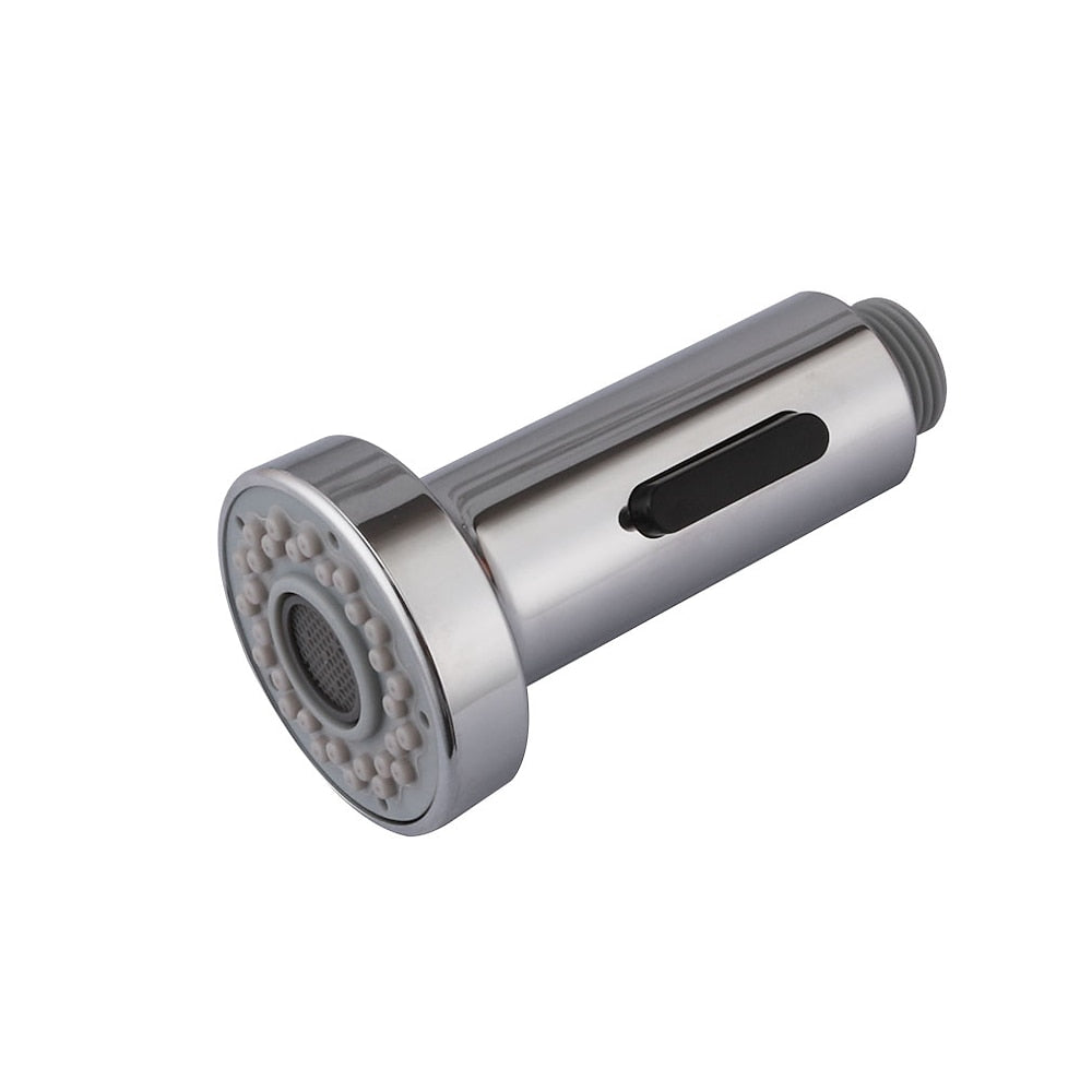 Chrome ABS Plastic Replacement Spray Head, 2-Function Pull-Down Kitchen Faucet Spray Nozzle