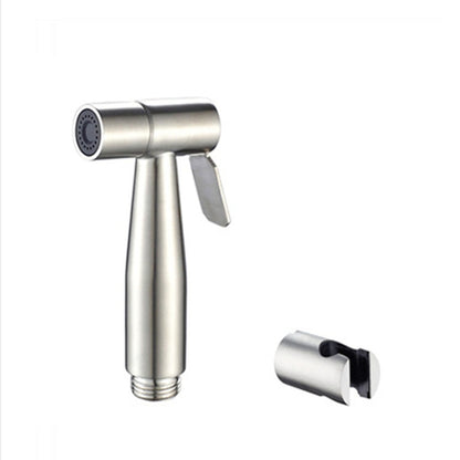 Stainless Steel Wall-Mounted Handheld Bidet Sprayer Tap, High-Pressure Toilet Sprayer Set