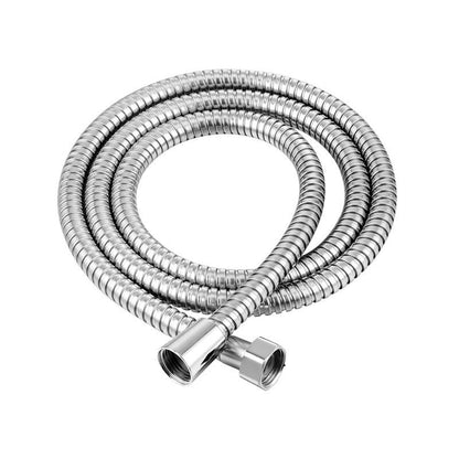 Kink-Free Flexible Handheld Shower Hose, 360-Degree Swivel Replacement Shower Tube, Chrome / Matte Black / Matte White / Stainless Steel