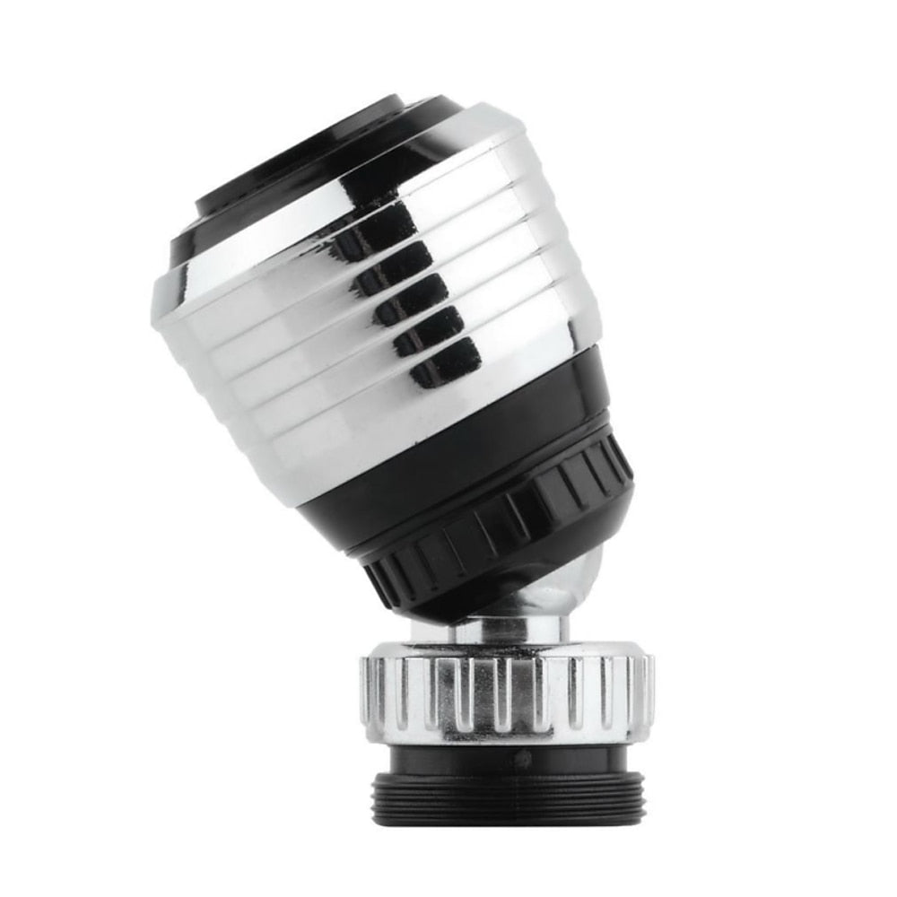 360-Degree Swivel Faucet Aerator, Dual Spray Mode Faucet Sprayer, Chrome / Matte Black
