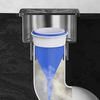 Two-Tone Silicone Floor Drain Backflow Preventer Core, Odor-Proof Sewer Pipe Drain Seal for Kitchen, Bathroom