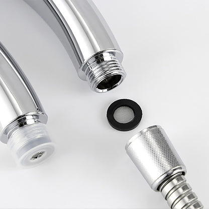 Chrome High Pressure Handheld Shower Head, Water Saving 300-Hole Shower Head