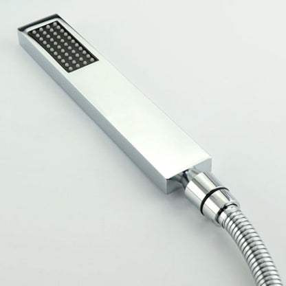 Chrome Modern Roman Tub Faucet, Waterfall Bathtub Faucet with Handheld Shower