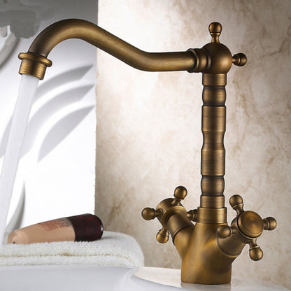 Waterfall Modern Brass Vessel Sink Faucet, Single-Handle Tall Faucet