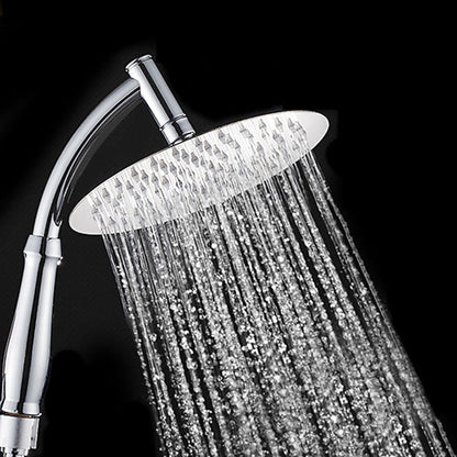 Chrome Contemporary 8-Inch Rainfall Handheld Shower Head, Stainless Steel 360-Degree Swivel Shower Head