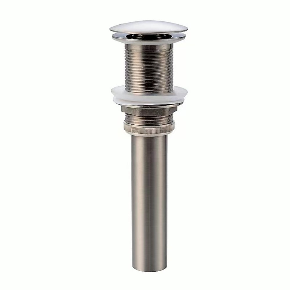 Waterfall Bathroom Faucet, Modern Single-Hole Single-Handle Faucet with Pop-Up Drain, Chrome / Matte Black / Gunmetal