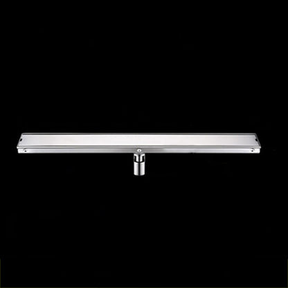 Stainless Steel Modern Tile Insert Linear Shower Drain, Rectangle Floor Drain with Removable Cover