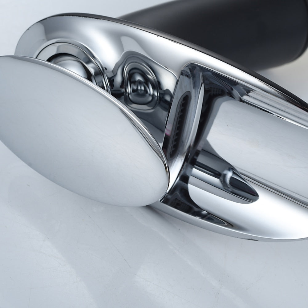 Waterfall Bathroom Faucet, Modern Single-Handle Single-Hole Faucet