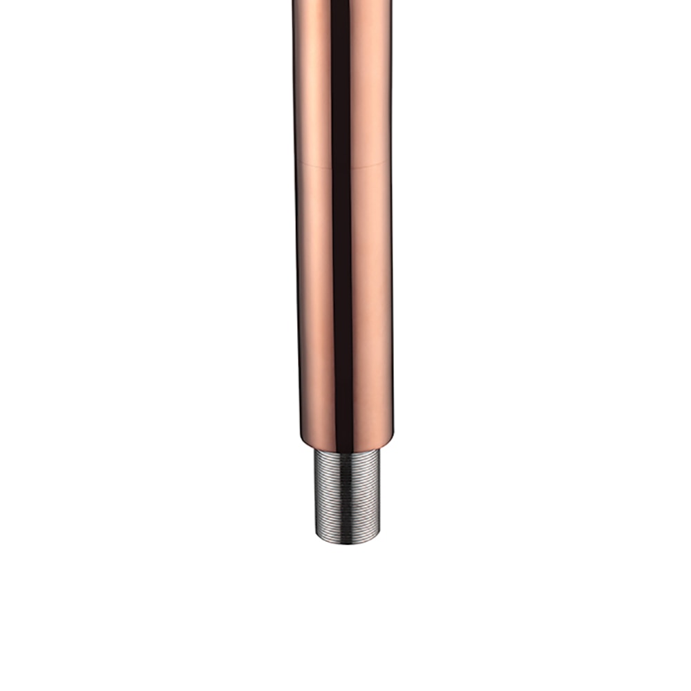 Rose Gold Tall Vessel Sink Faucet, Single-Handle Single-Hole Bathroom Faucet