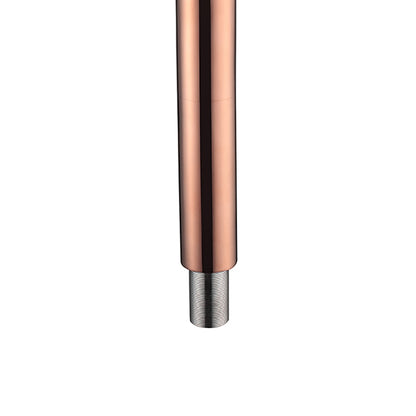 Rose Gold Tall Vessel Sink Faucet, Single-Handle Single-Hole Bathroom Faucet