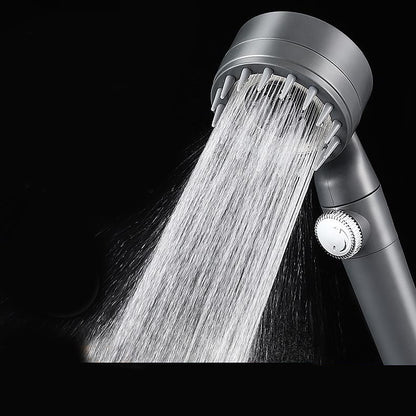 3-Mode Filtered Handheld Shower Head, High Pressure Massage Spray Head, Matte Black / Matte White / Gunmetal