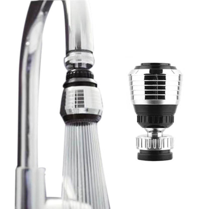 360-Degree Swivel Faucet Aerator, Dual Spray Mode Faucet Sprayer, Chrome / Matte Black