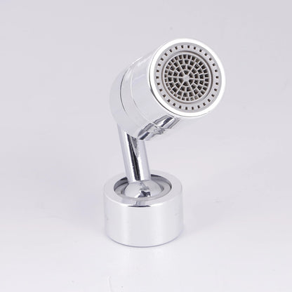 Chrome 720-Degree Swivel Faucet Aerator, Dual-Mode Splash Filter Faucet Extender