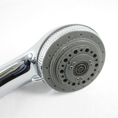 Multi-Spray Chrome Handheld Shower Head, Contemporary Handheld Shower Head