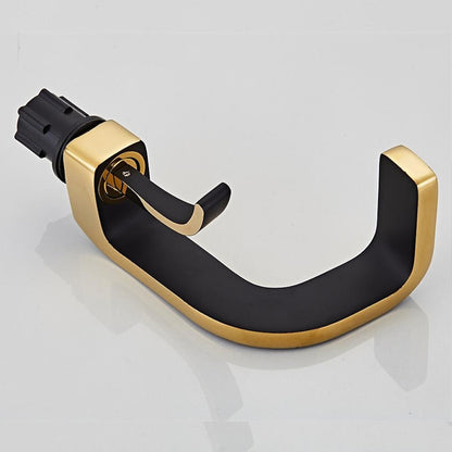 Waterfall Modern Bathroom Faucet, Single-Handle Single-Hole Brass Faucet