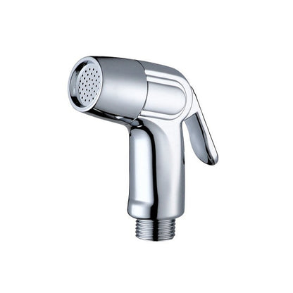 Chrome Handheld Bidet Sprayer, Single-Handle Wall-Mount Toilet Faucet with Hose / Bracket