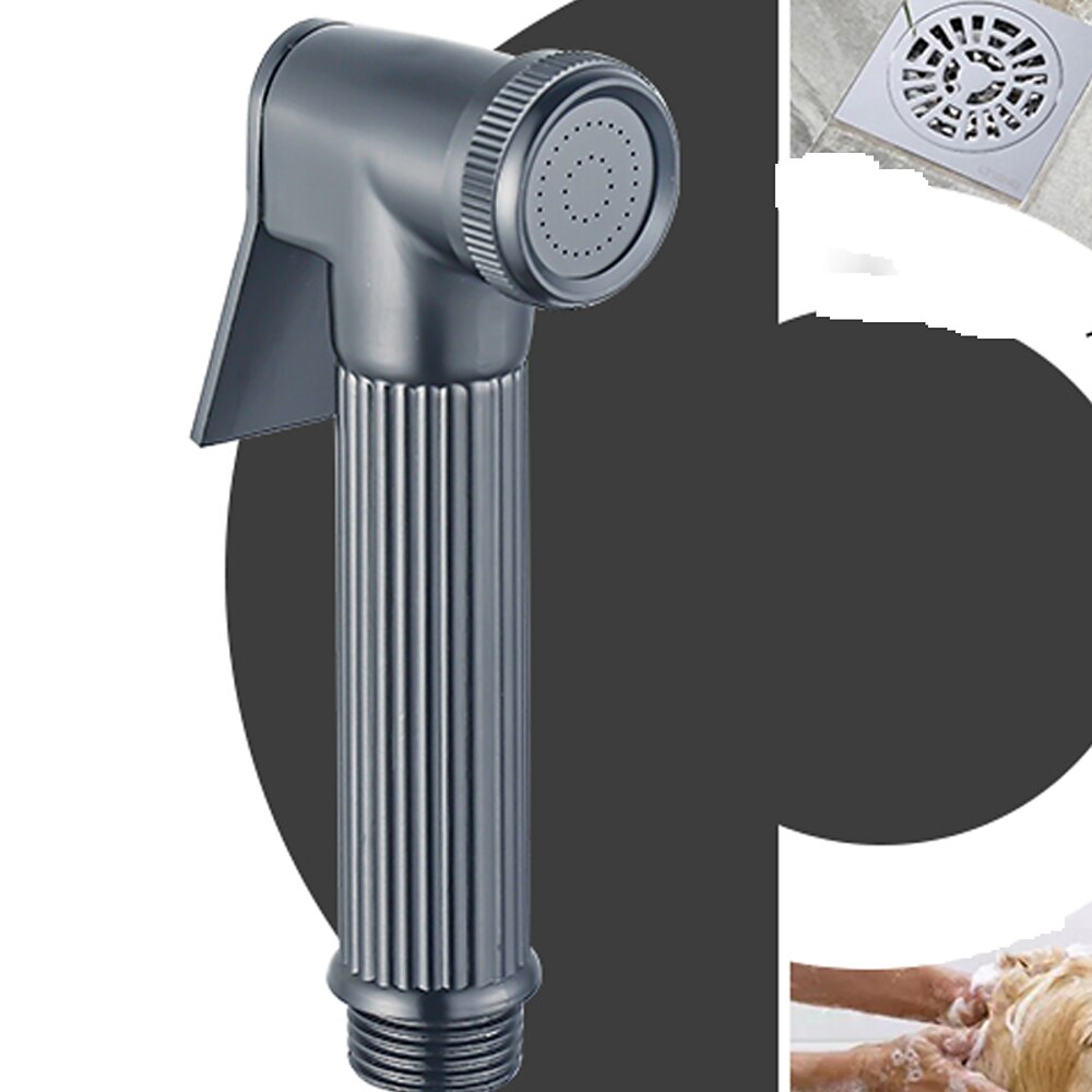 Brass Handheld Bidet Sprayer, Single-Handle Toilet Diaper Sprayer, Gunmetal / Matte Black / Chrome / Polished Gold / Matte White