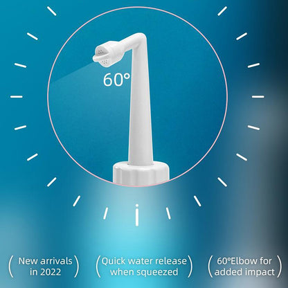 Squeeze Design EVA Portable Bidet Sprayer Bottle, Handheld Personal Hygiene Wash Bottle with Detachable Nozzles / Storage Bag