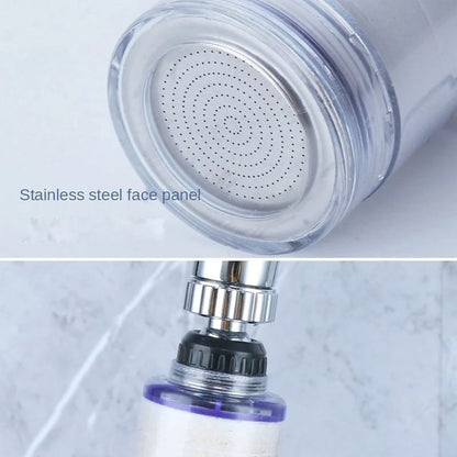 Rotatable Pressurized Faucet Aerator, Anti-Splash Water Saving Faucet Filter