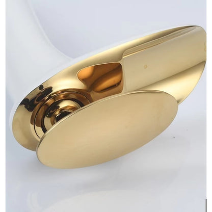 Waterfall Vessel Bathroom Faucet, Modern Single-Handle Single-Hole Tall Basin Faucet