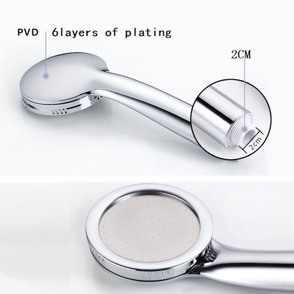 Chrome Handheld Shower Head, High Pressure 300-Hole Water Saving Shower Head