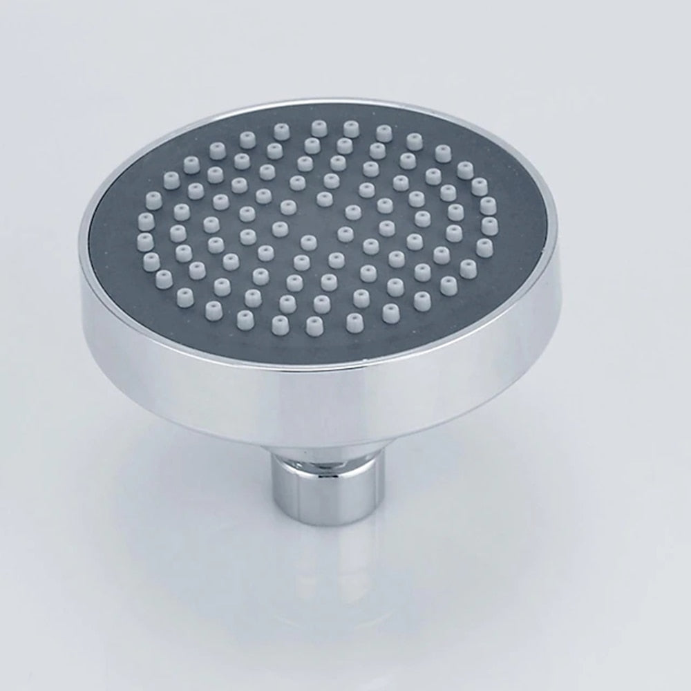Chrome 4-Inch Rainfall Shower Head, Contemporary ABS Swivel Overhead Showerhead