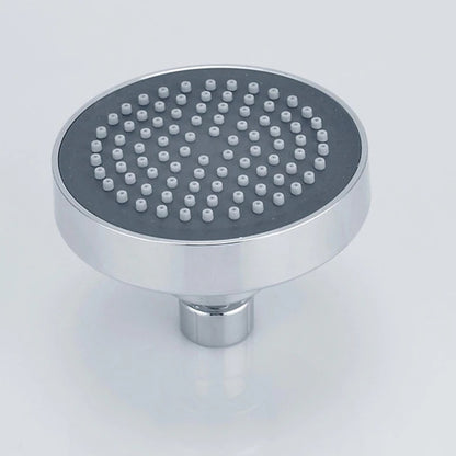 Chrome 4-Inch Rainfall Shower Head, Contemporary ABS Swivel Overhead Showerhead
