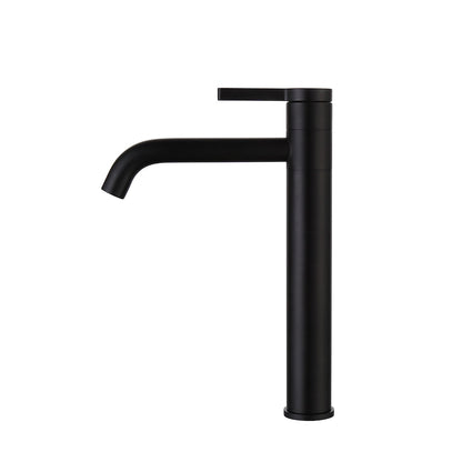 Modern Single-Hole Vessel Sink Faucet, 360-Degree Swivel Brass Faucet