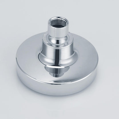 Chrome Round Rain Shower Head, Modern ABS Plastic Top Spray Showerhead