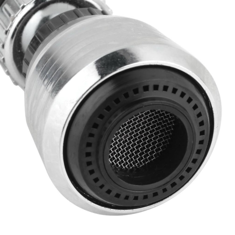 360-Degree Swivel Faucet Aerator, Dual Spray Mode Faucet Sprayer, Chrome / Matte Black
