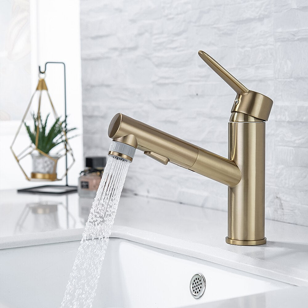 Vintage Dragon Vessel Sink Faucet, Single-Hole Double Cross Handle Brass Faucet