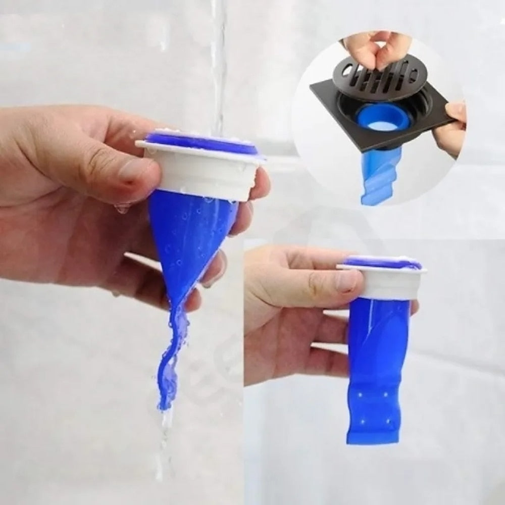 Two-Tone Silicone Floor Drain Backflow Preventer Core, Odor-Proof Sewer Pipe Drain Seal for Kitchen, Bathroom